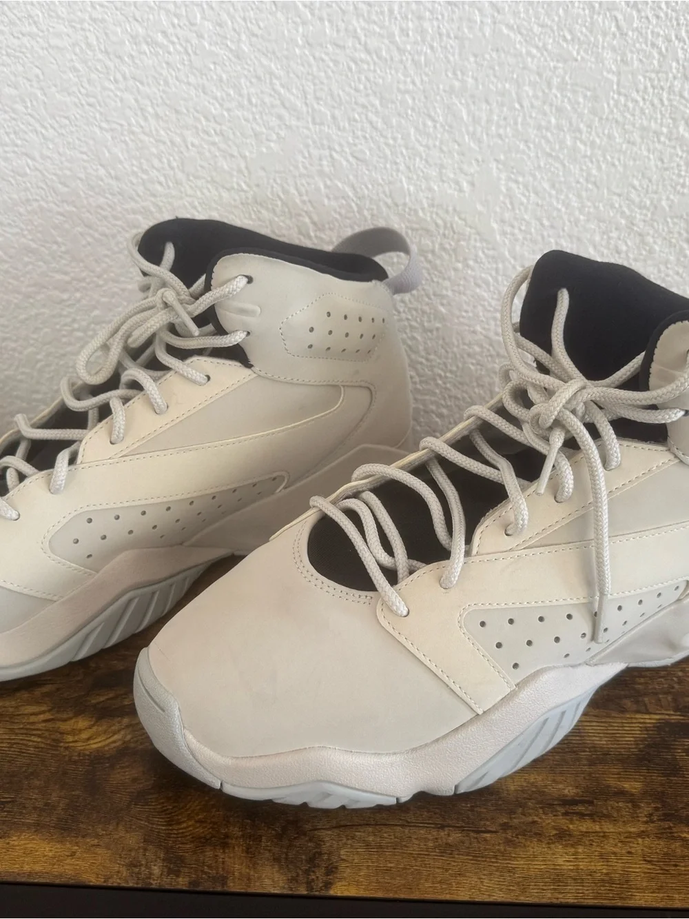 Jordan High-Top Sneakers in Black and White